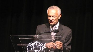 Speaking at True Vine Church, Oakland, CA, October 2011